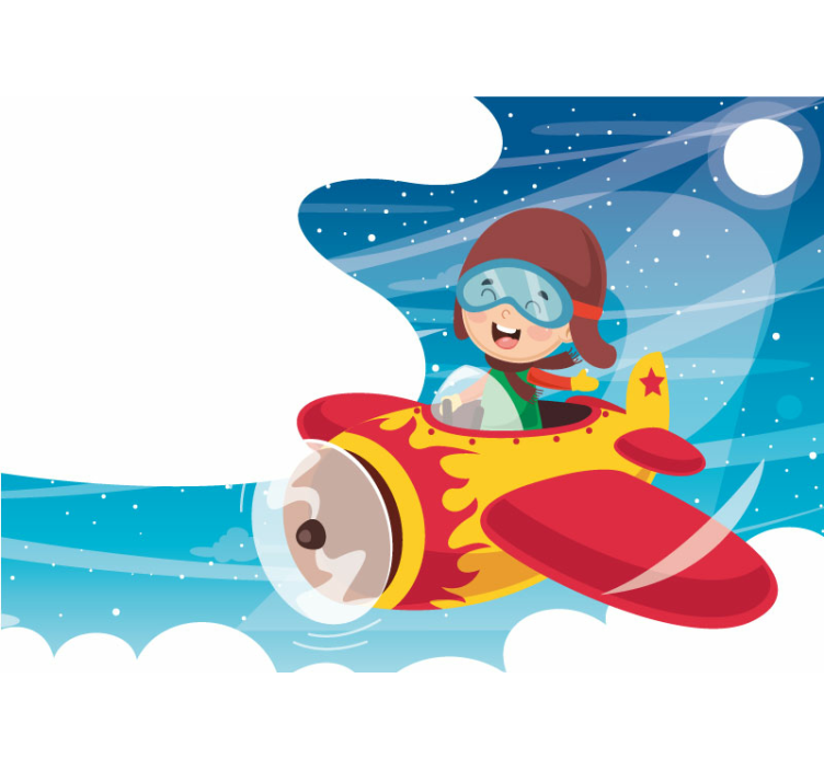 Fotomurale amore avventura giocosa per bambini - TenStickers