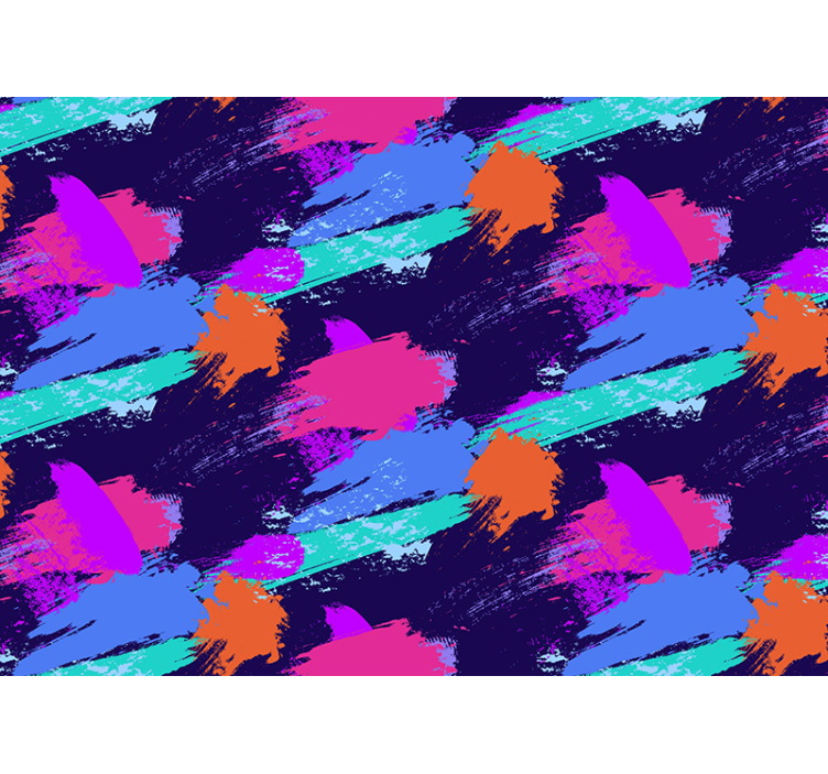 Fotomurale astratto colori di pennellate - TenStickers