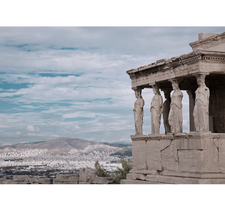 Fotomurale città vista dell'antica atene - TenStickers