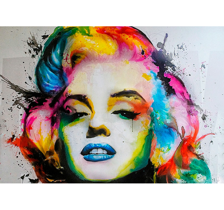 Fotomurale con Marilyn Monroe stile pop art - TenStickers