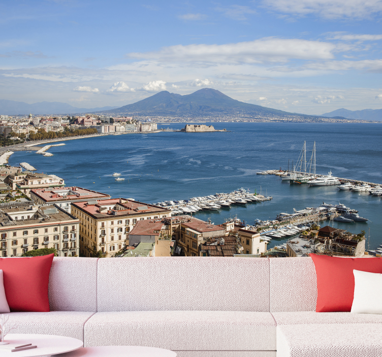 Fotomurale vista del golfo di Napoli - TenStickers