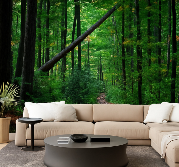 Carta da parati giungla progettazione della foresta verde - TenStickers