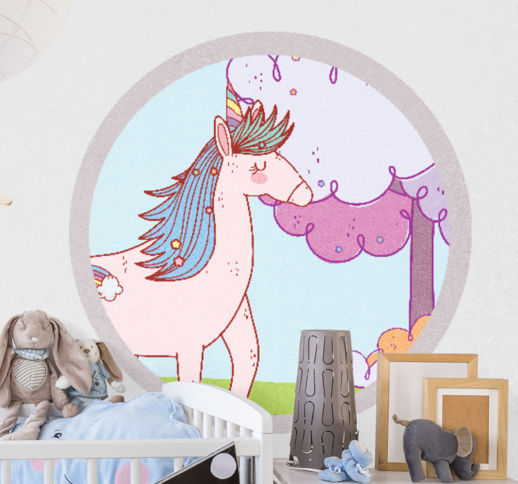 Fotomurale amore fantasia di unicorno giocoso - TenStickers