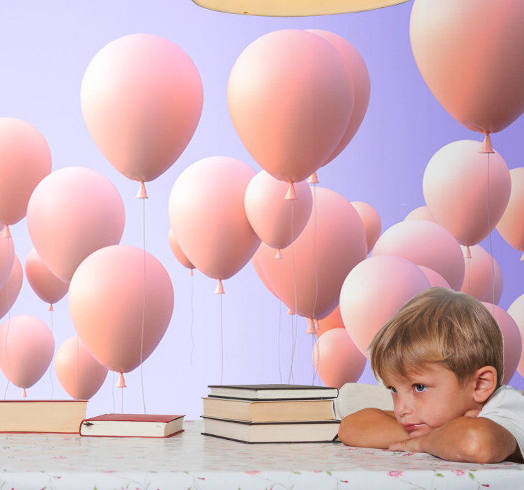 Fotomurale amore momenti di palloncini gioiosi - TenStickers