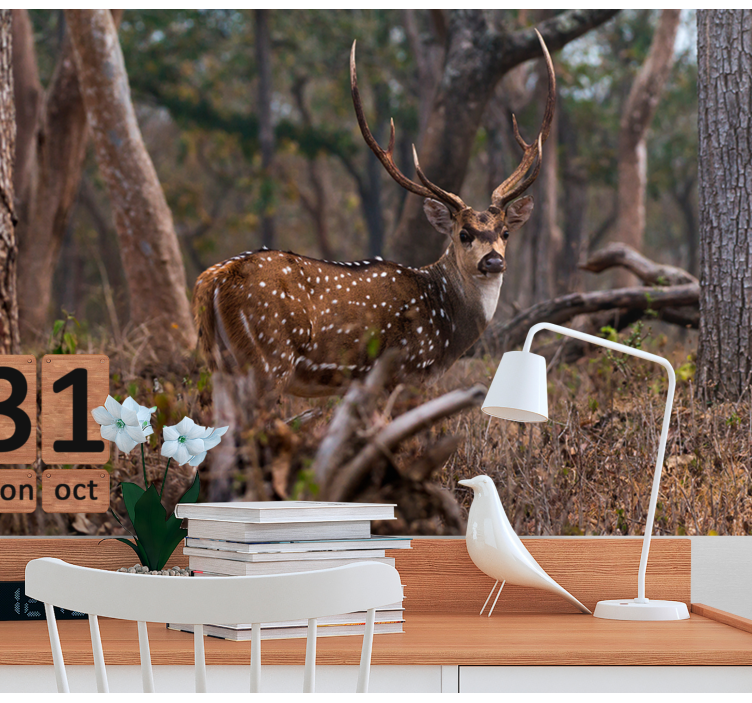 Fotomurale animali cervo maculato elegante - TenStickers