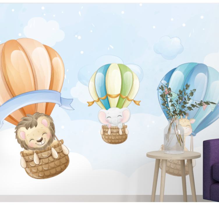 Fotomurale animali dirigibili gonfiabili - TenStickers