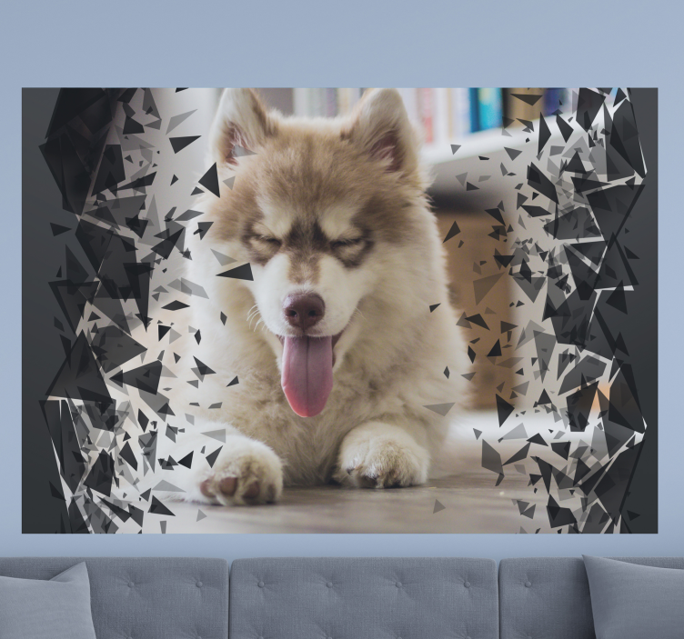 Fotomurale animali ritratto di rottura - TenStickers