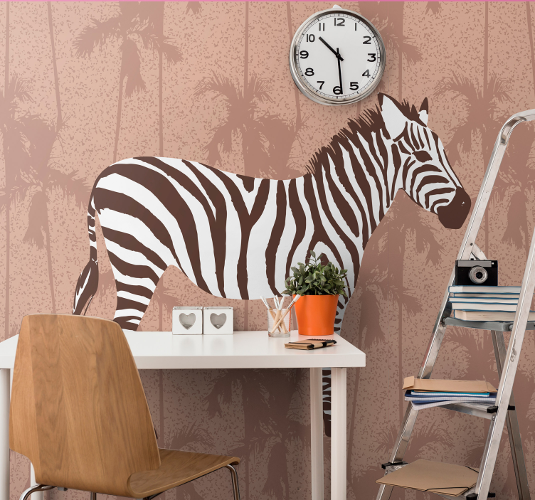 Fotomurale animali zebra in natura - TenStickers