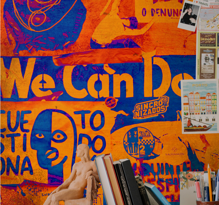 Fotomurale arte urbana espressione potente - TenStickers