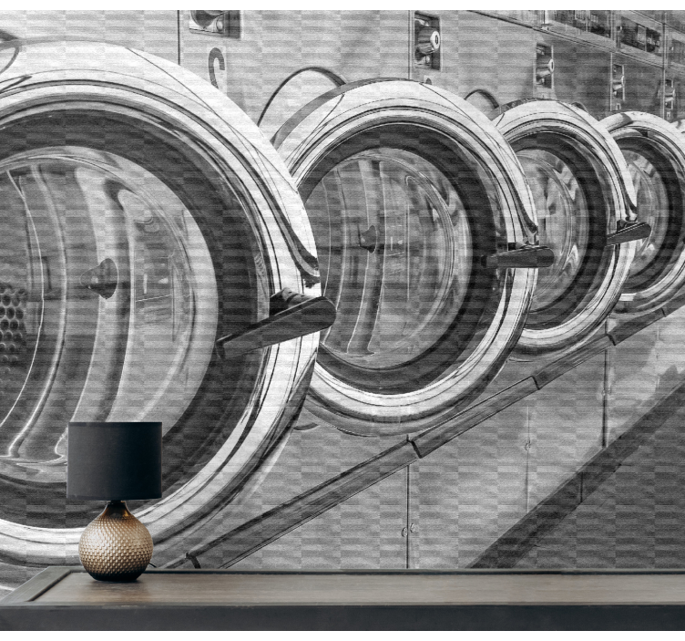 Fotomurale arte urbana graffiti lavanderia a gettoni - TenStickers