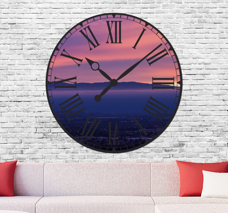 Fotomurale artistico elegante orologio romano - TenStickers