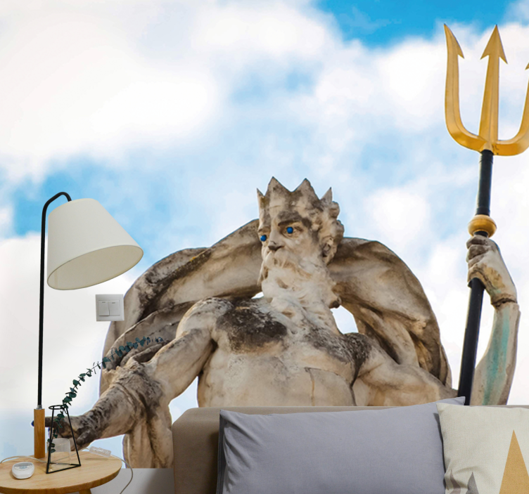 Fotomurale artistico sovrano mitico degli oceani - TenStickers