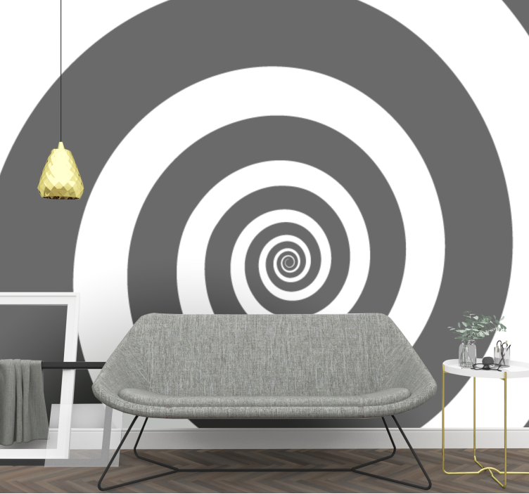 Fotomurale astratto design illusione spirale - TenStickers