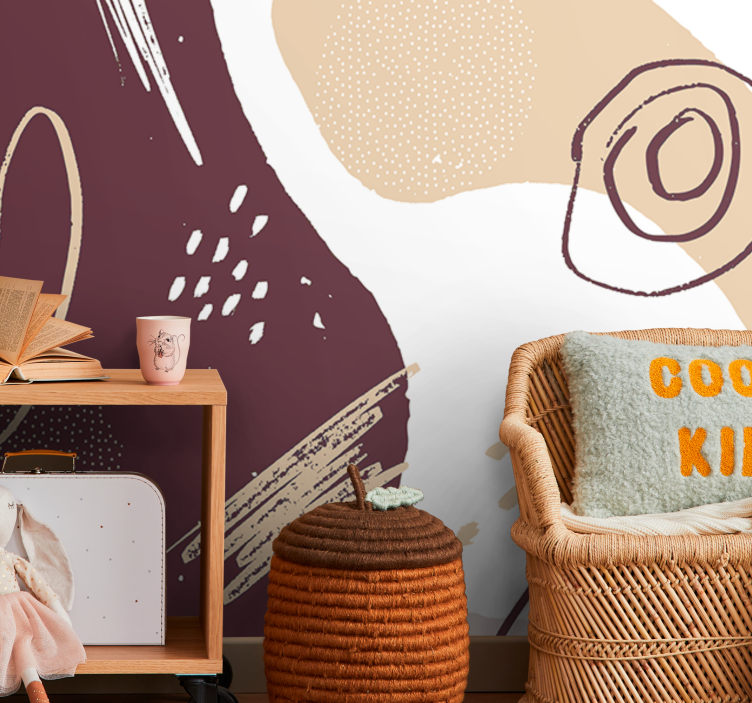 Fotomurale astratto forme geometriche astratte - TenStickers