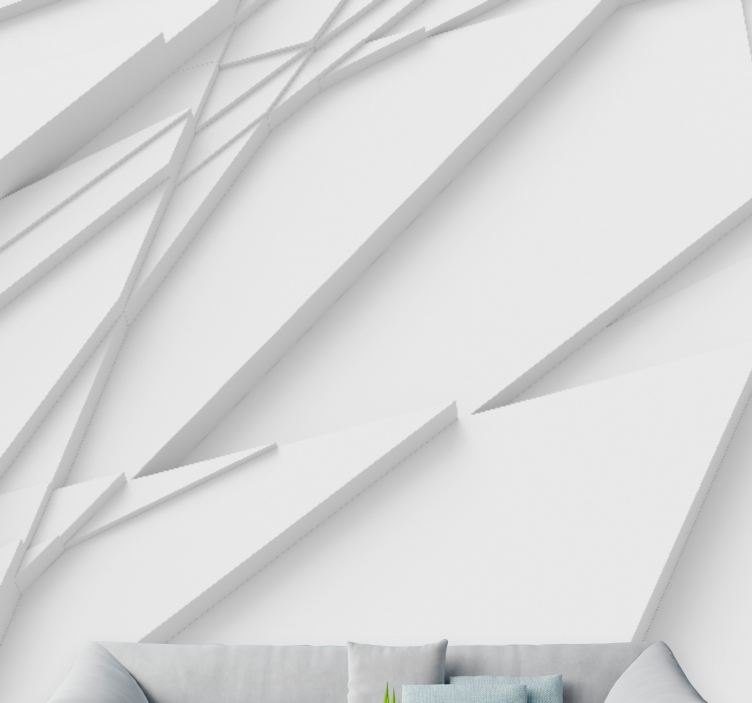 Fotomurale astratto motivi geometrici stratificati - TenStickers