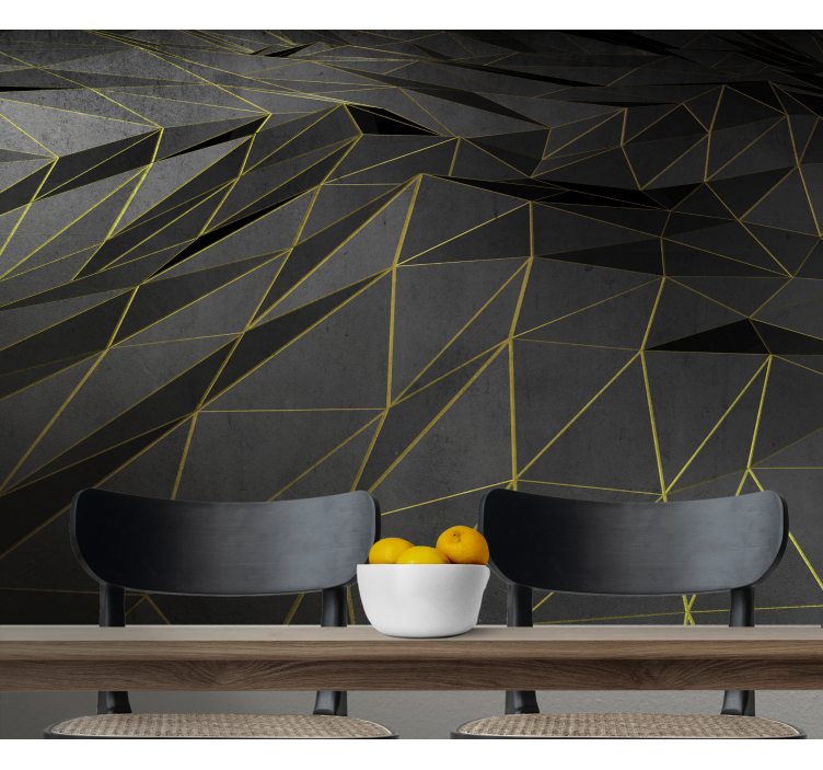 Fotomurale astratto motivo a linee geometriche - TenStickers