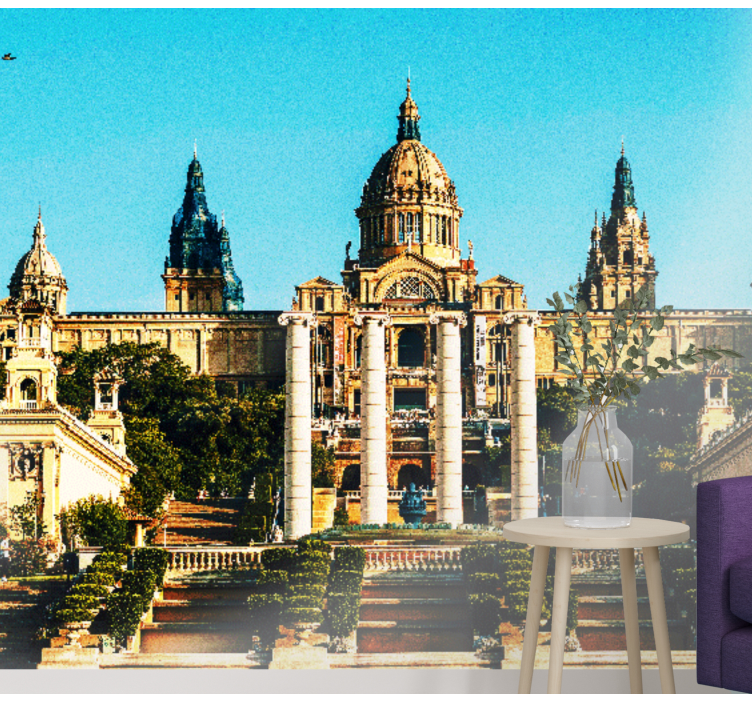Fotomurale Barcellona museo nazionale catalano - TenStickers