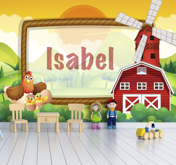 Fotomurale cameretta amici della fattoria - TenStickers