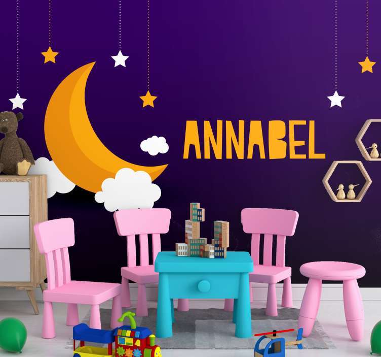 Fotomurale cameretta corpi celesti e costellazioni - TenStickers