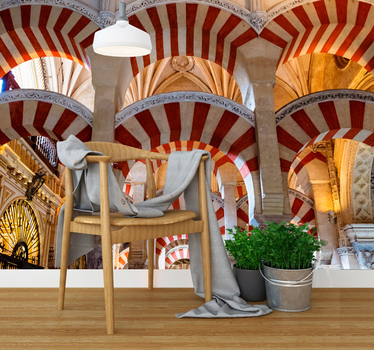 Fotomurale città archi architettonici - TenStickers