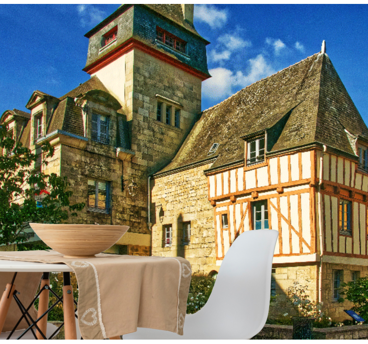 Fotomurale città architettura francese storica - TenStickers