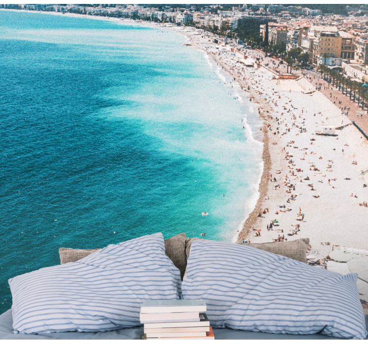 Fotomurale città paradiso balneare francese - TenStickers