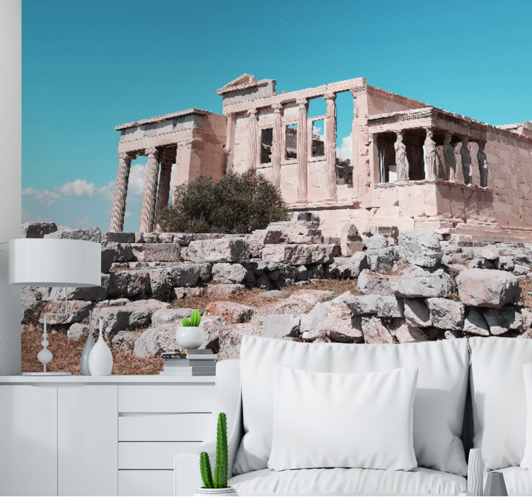 Fotomurale città rovine di templi antichi - TenStickers