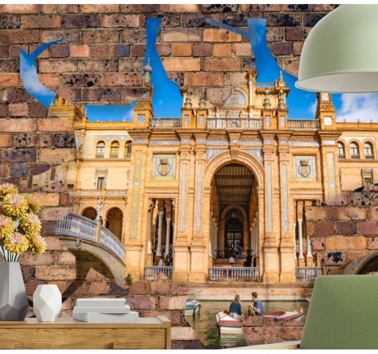 Fotomurale città splendore architettonico di siviglia - TenStickers