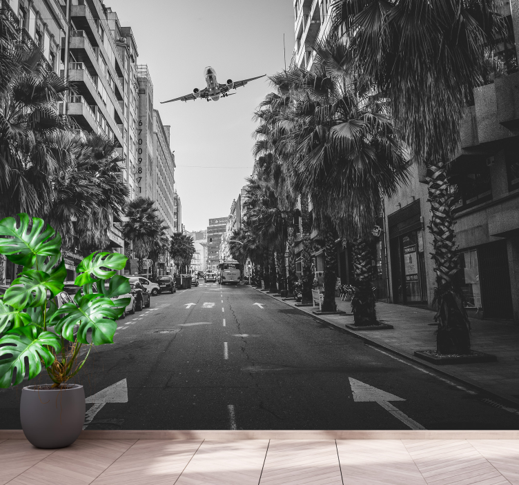 Fotomurale città vista aerea urbana - TenStickers