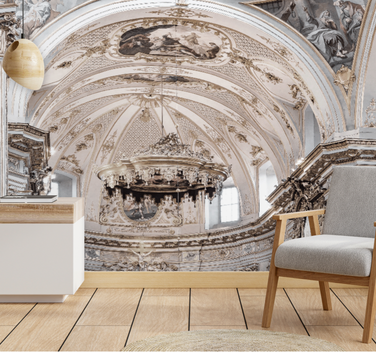 Fotomurale classico design del soffitto ornato - TenStickers