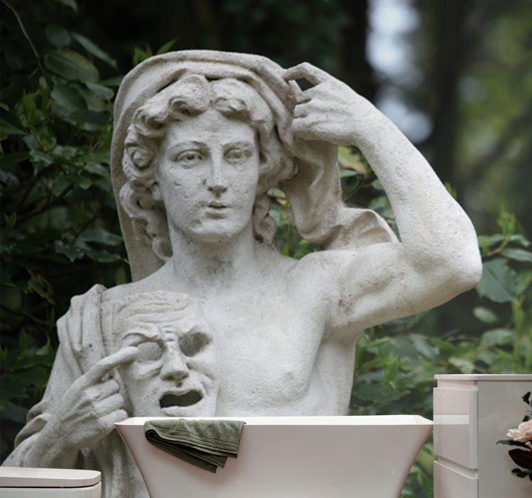 Fotomurale classico esposizione di sculture classiche - TenStickers