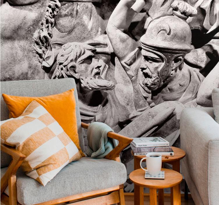 Fotomurale classico scena di battaglia antica - TenStickers