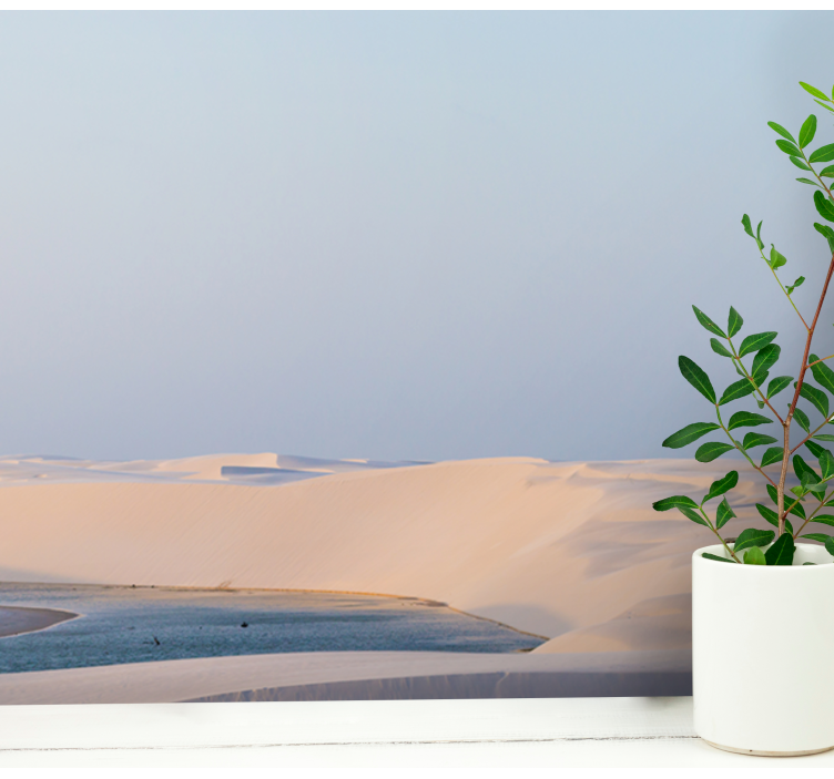 Fotomurale deserto colline desertiche tranquille - TenStickers
