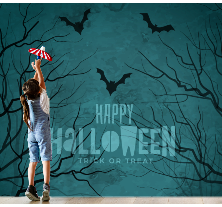 Fotomurale di Halloween pipistrelli notturni inquietanti - TenStickers