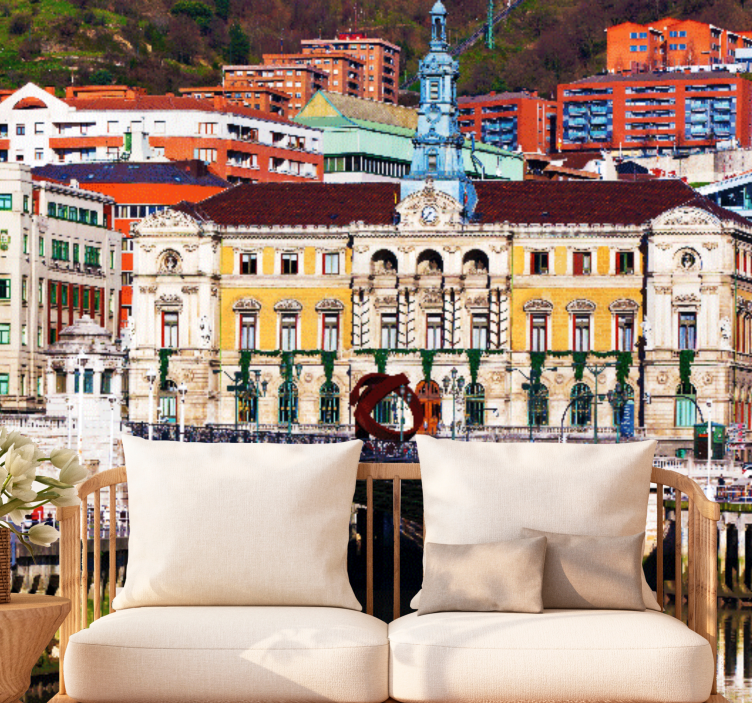 Fotomurale di madrid architettura storica di bilbao - TenStickers