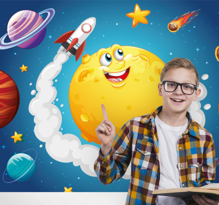 Fotomurale fantasia avventura nello spazio - TenStickers