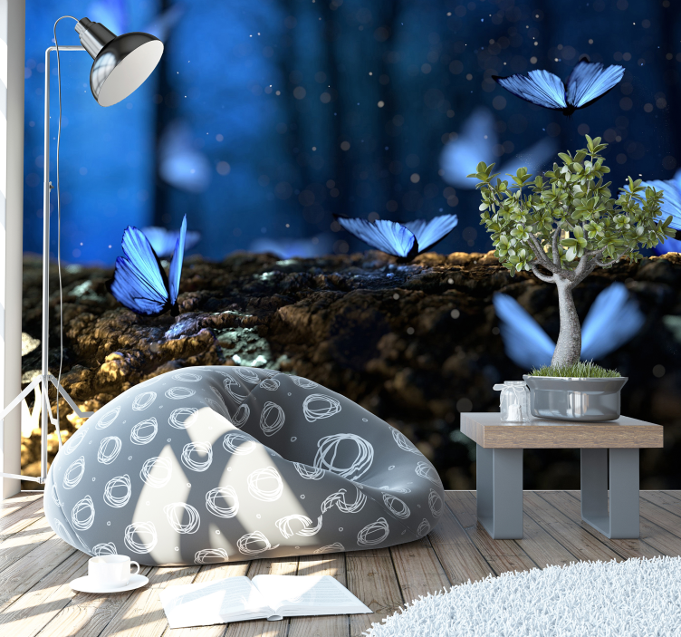 Fotomurale fantasia incantesimo della farfalla - TenStickers