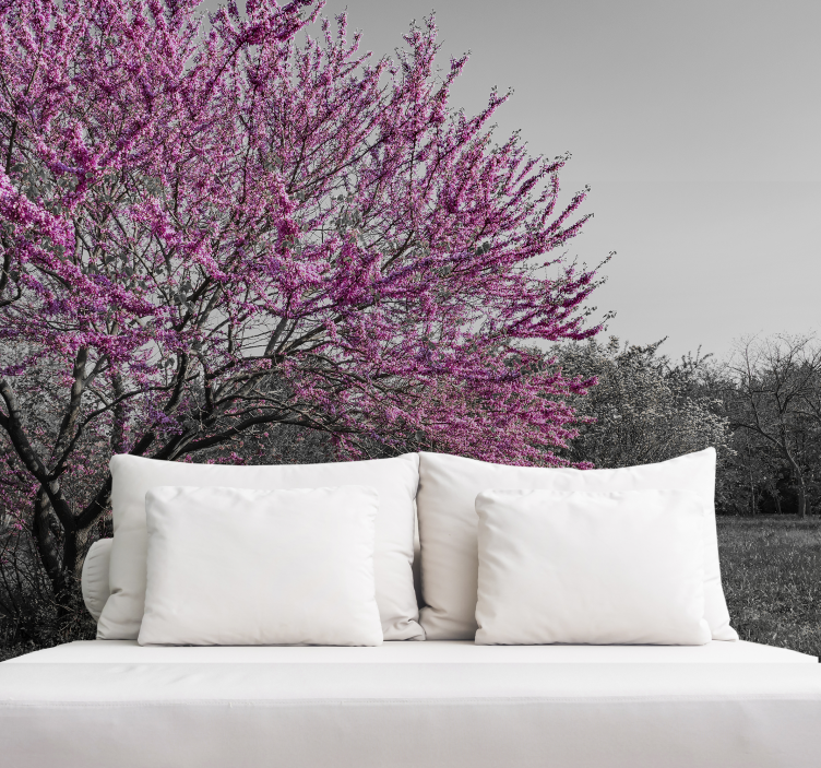 Fotomurale fiori albero di ciliegio - TenStickers