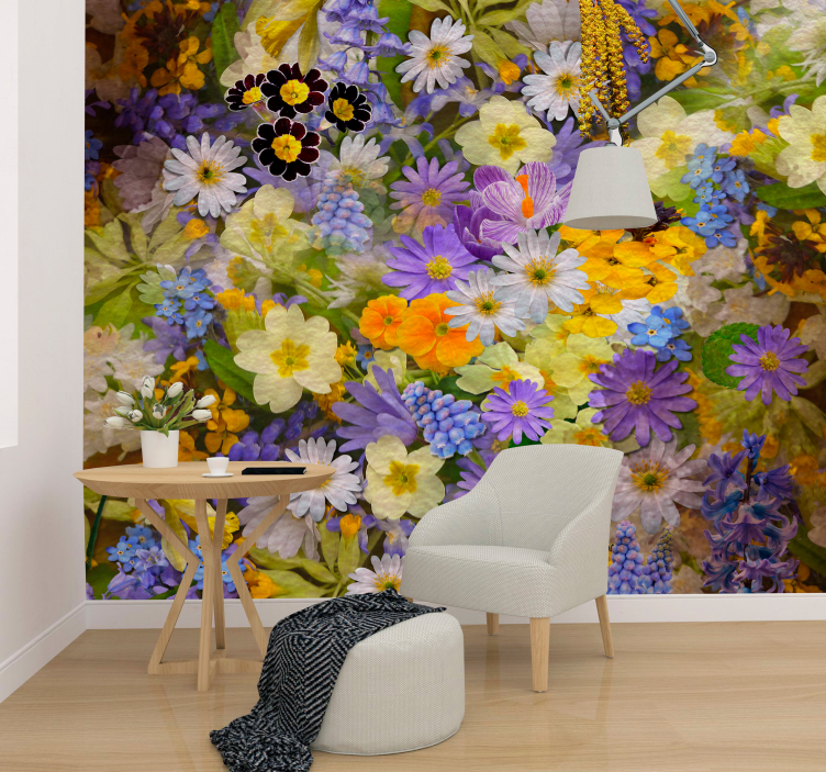 Fotomurale fiori collezione fioritura - TenStickers