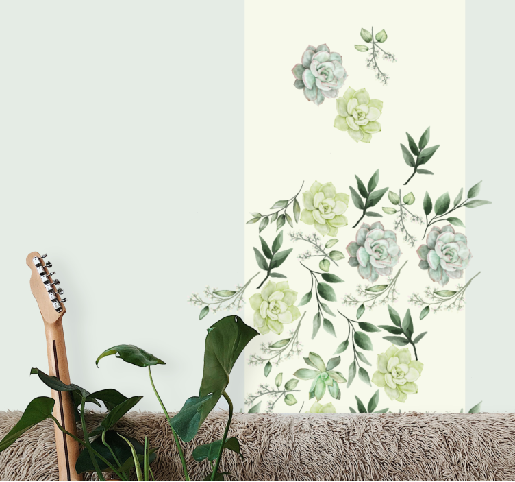 Fotomurale fiori composizione floreale succulenta - TenStickers