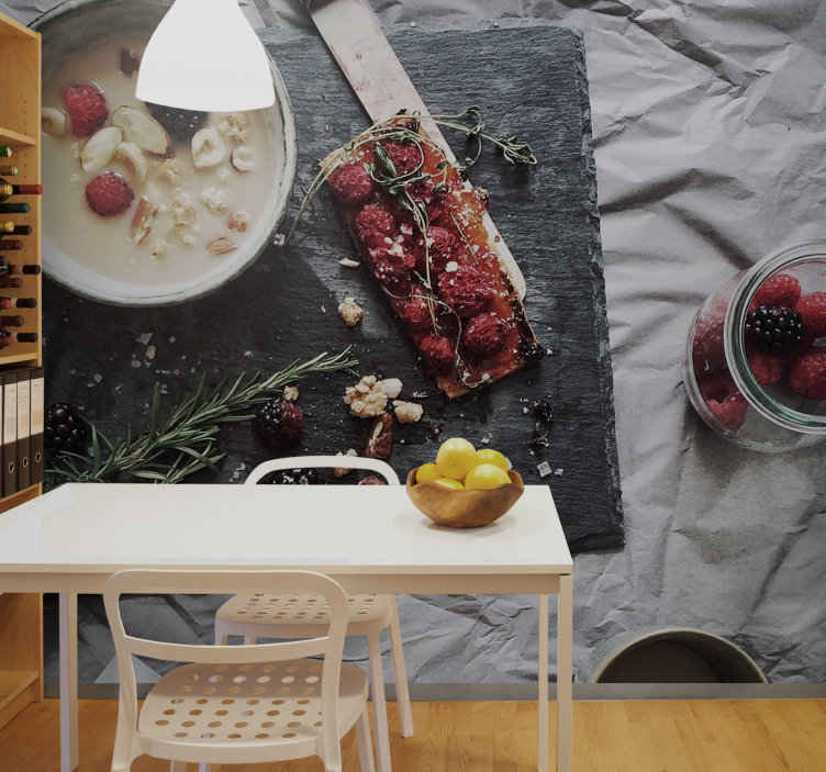 Fotomurale fiori delizia di bacche fresche - TenStickers