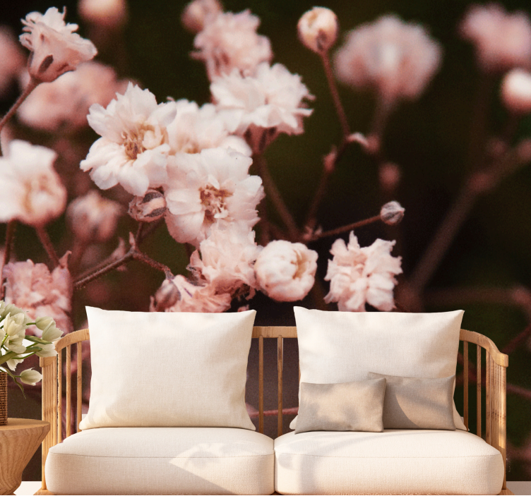 Fotomurale fiori fiori che sbocciano delicati - TenStickers