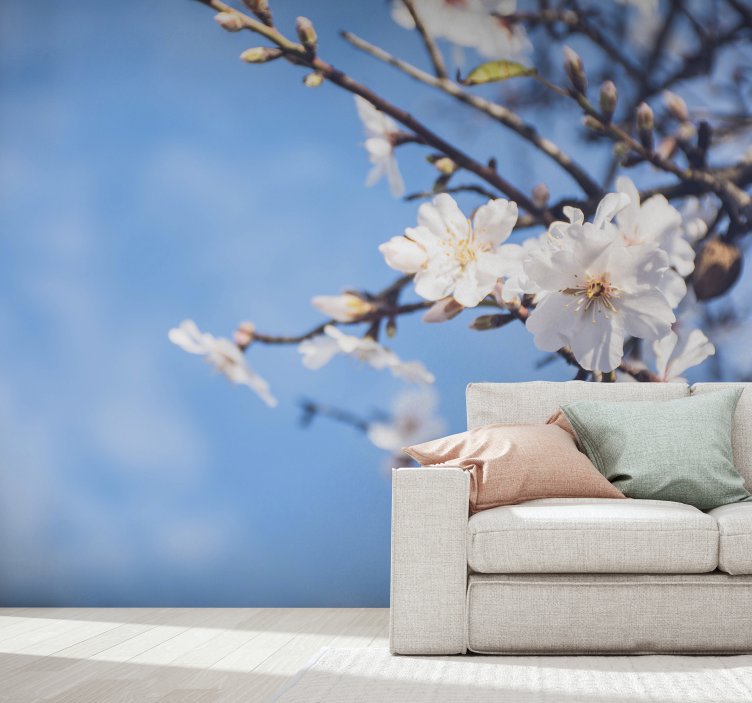 Fotomurale fiori rami in fiore - TenStickers