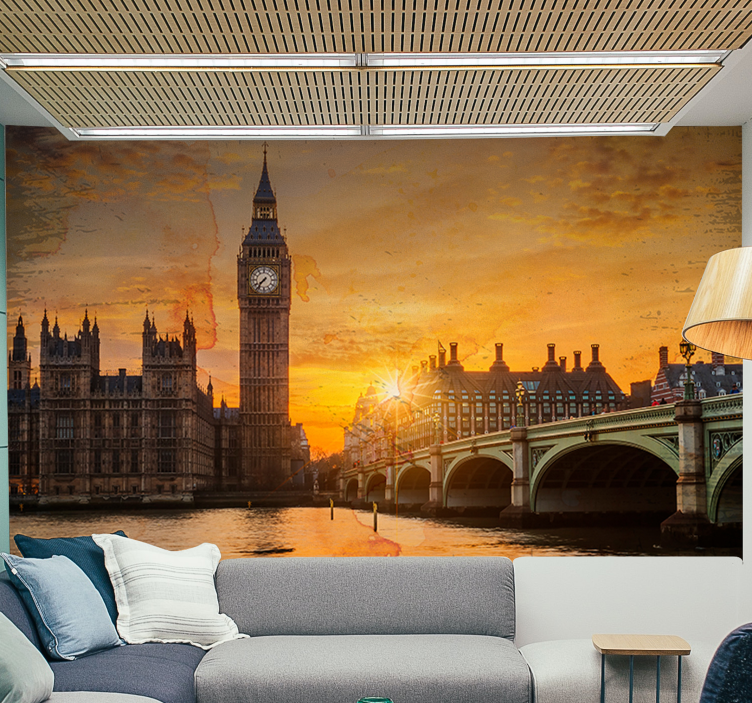 Fotomurale londra tramonto storico a londra - TenStickers