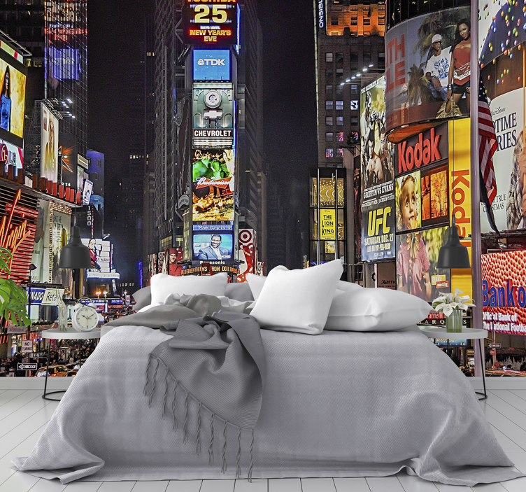 Fotomurale new york atmosfera vivace a times square - TenStickers