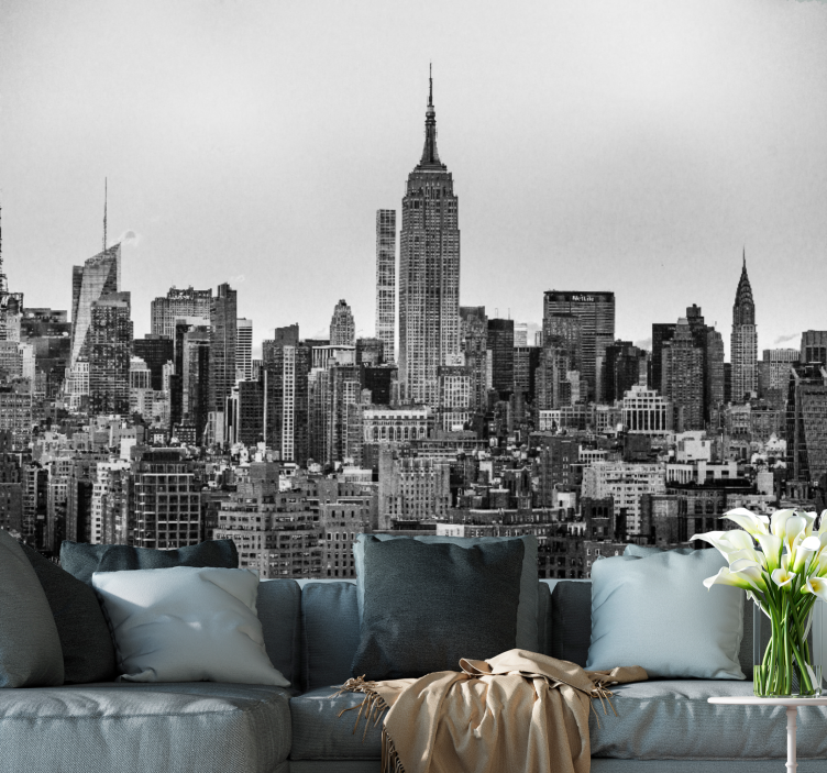 Fotomurale new york skyline iconico di nyc - TenStickers