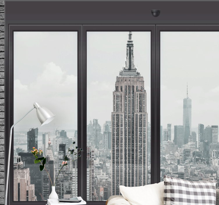 Fotomurale new york skyline urbano empire state - TenStickers