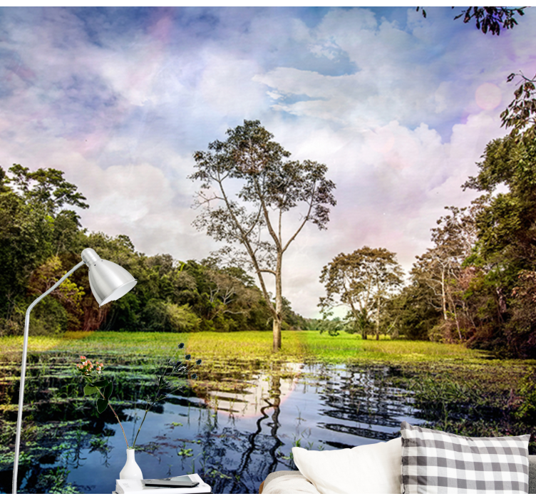 Fotomurale paesaggi scena di natura tranquilla - TenStickers