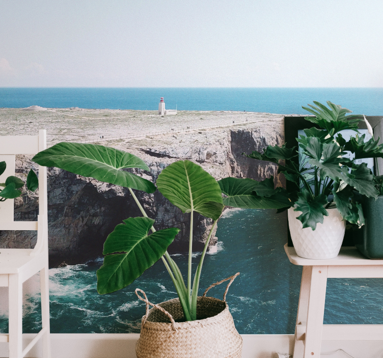 Fotomurale paesaggi vista delle scogliere costiere - TenStickers