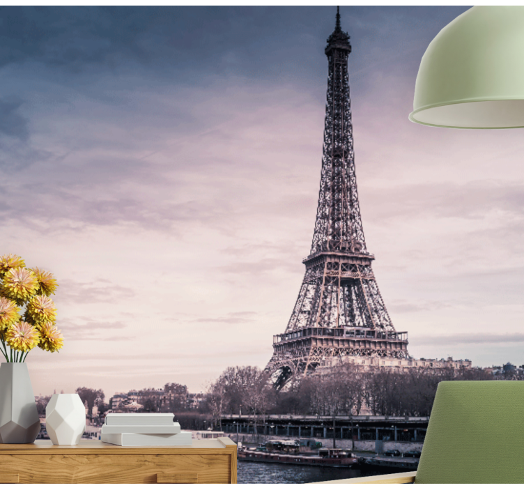 Fotomurale Parigi sagoma della torre eiffel - TenStickers